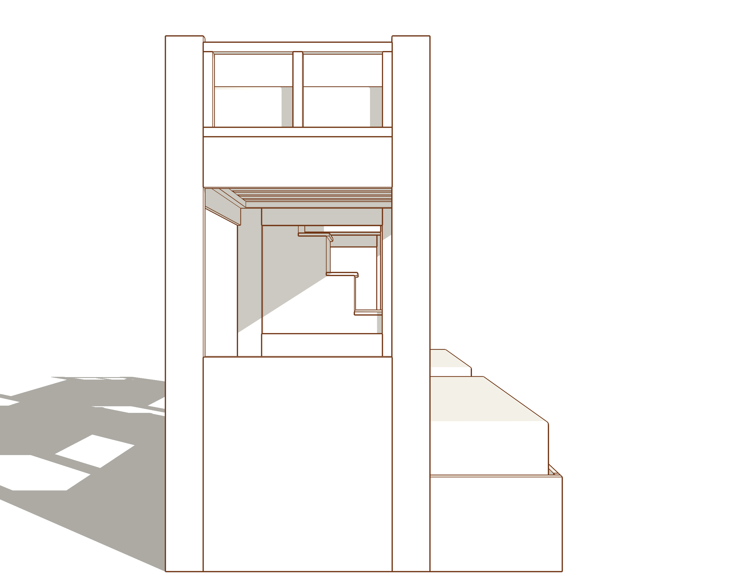 Prescott Double Twin XL Over Queen Bunk Bed Set With Stairs & Storage Drawers