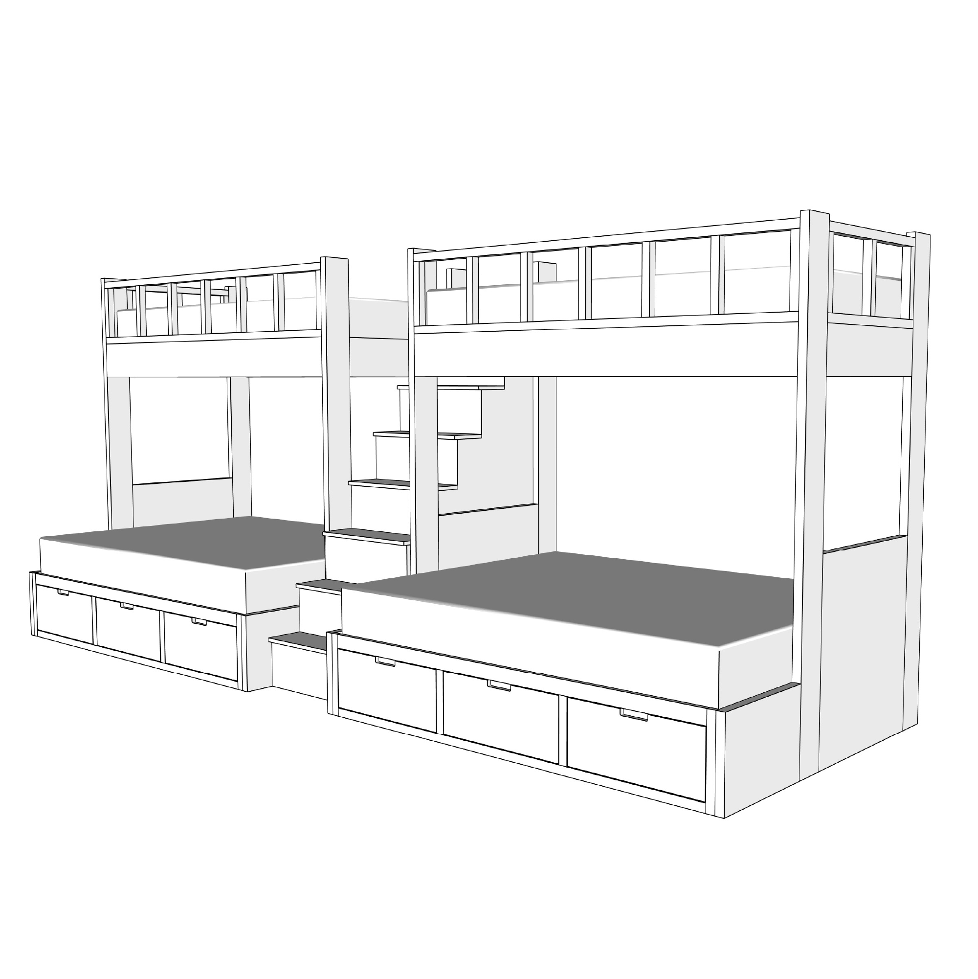 The Prescott Bunk Bed